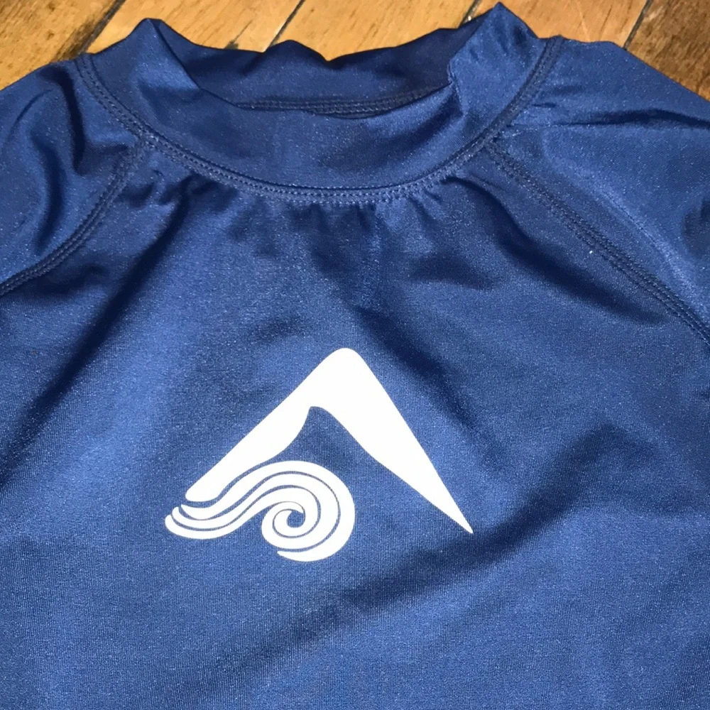Kids Long Sleeve UPF Swim Shirt -‎ Navy